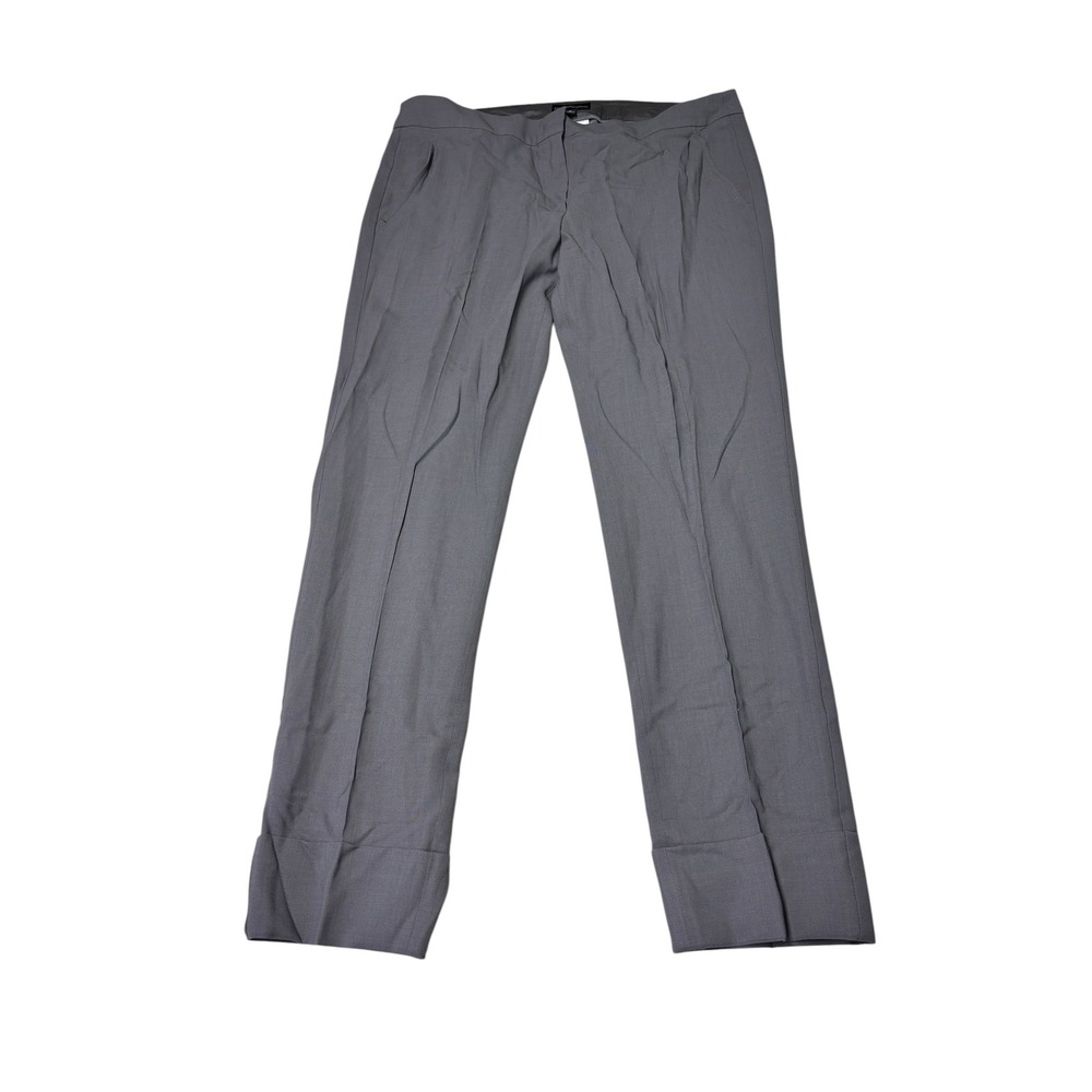 Emporio Armani Mens Gray Virgin Wool‎ Blend Dress Pants Size 36X29 IT WNP11T